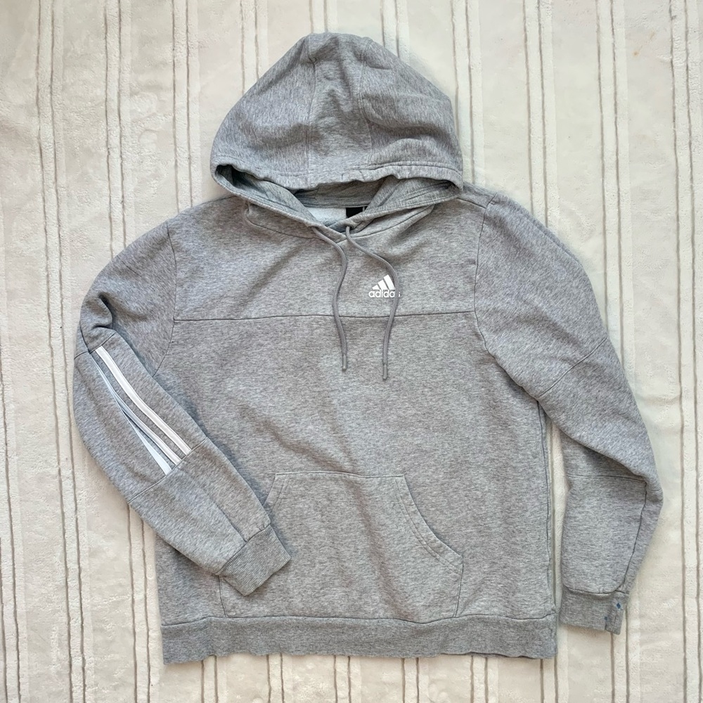 ADIDAS GREY HOODIE
